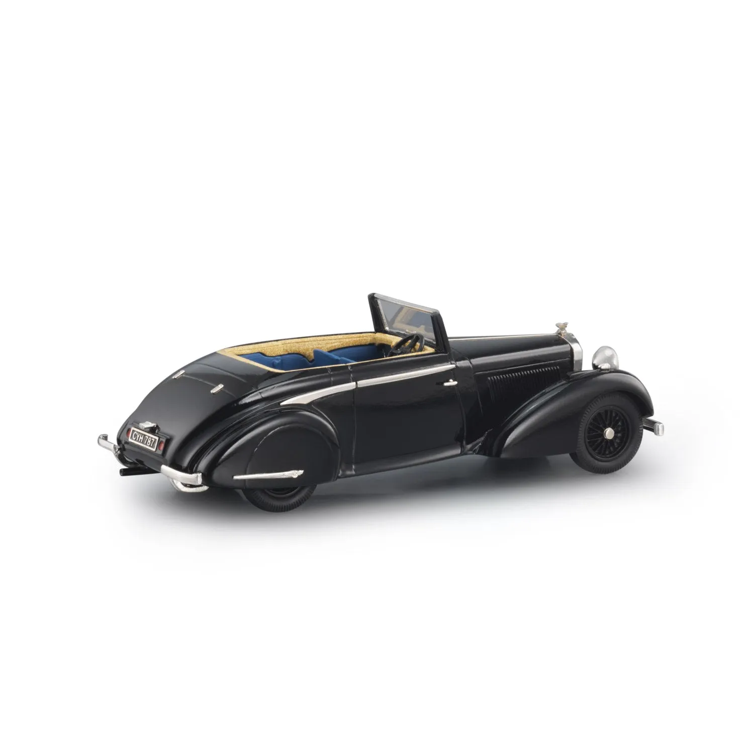 Brooklin Lansdowne 1936 Bentley 4¼ Litre Concealed DHC miniature argent