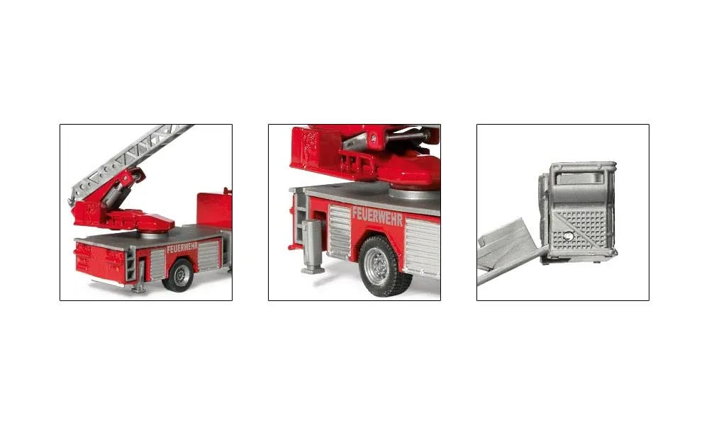 Siku Super 1841 camion pompiers miniature rouge échelle