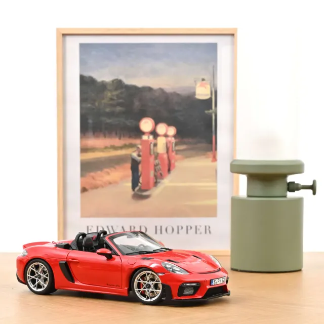 Norev Porsche 718 Spyder RS 2023 miniature 1/18 rouge indien