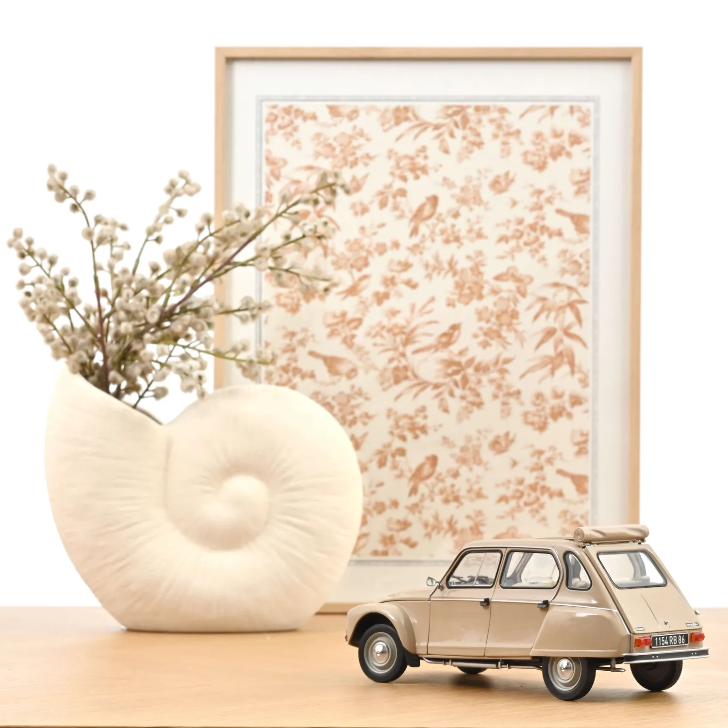Norev Citroën Dyane 6 1983 miniature 1/18 Beige Colorado