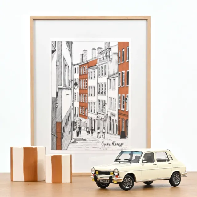 Norev Simca 1100 Ti 1975 miniature 1/18 blanc 300 ex