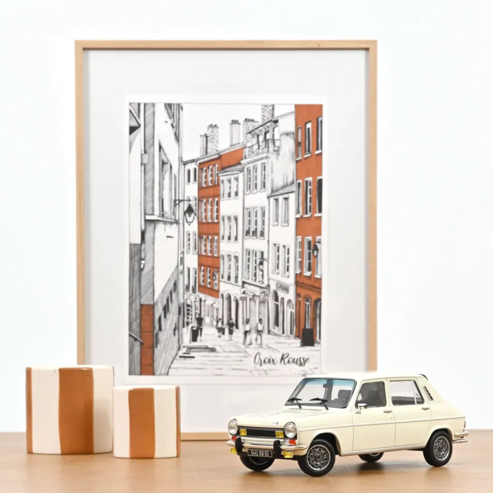 Norev Simca 1100 Ti 1975 miniature 1/18 blanc 300 ex