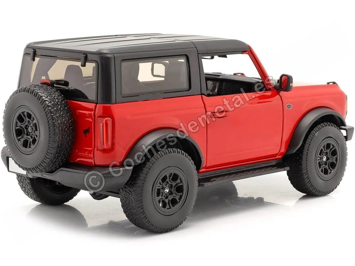 Maisto 531456 Ford Bronco Wildtrak voiture miniature 1:18 rouge