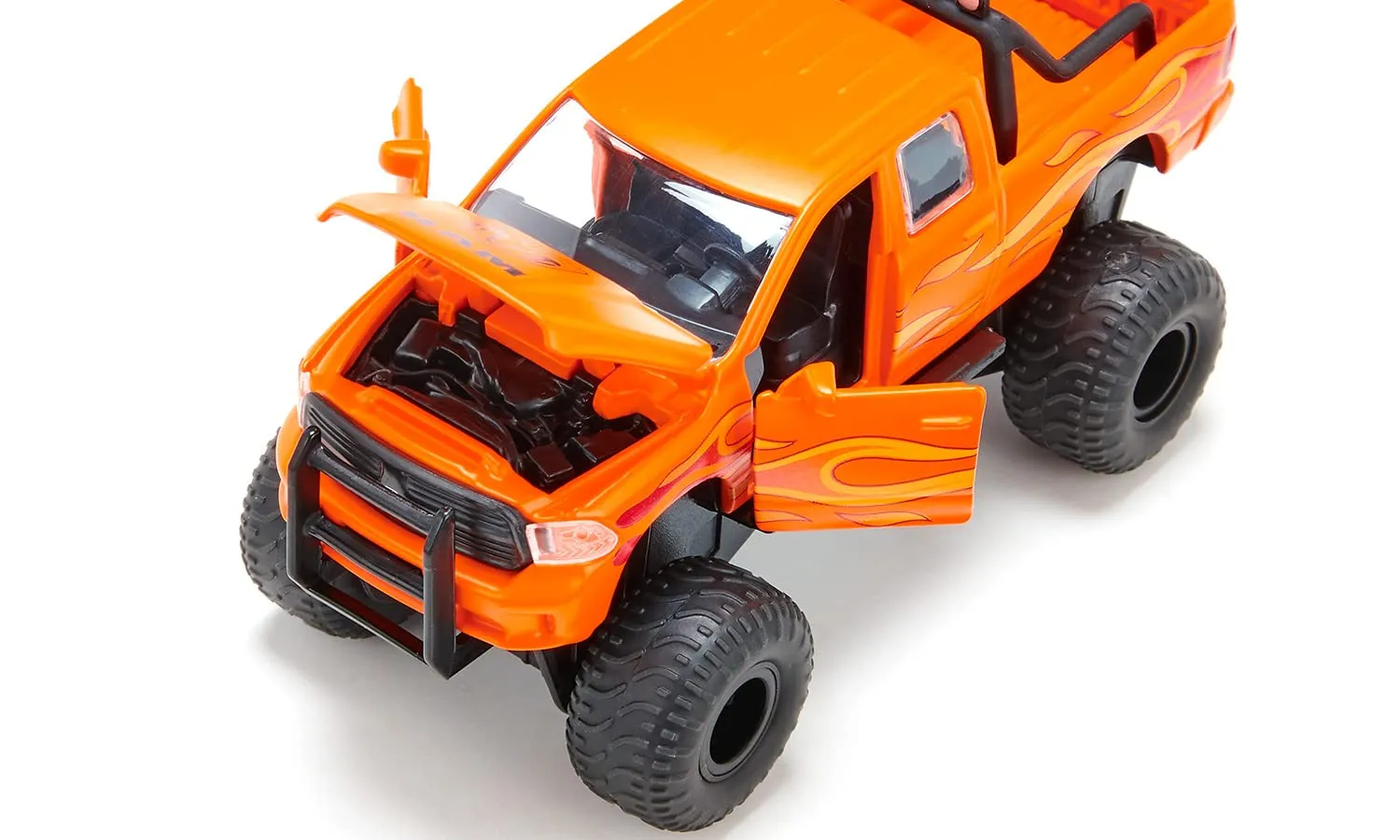 SIKU Super 2358 Dodge RAM 1500 voiture miniature noir/orange pneus ballon