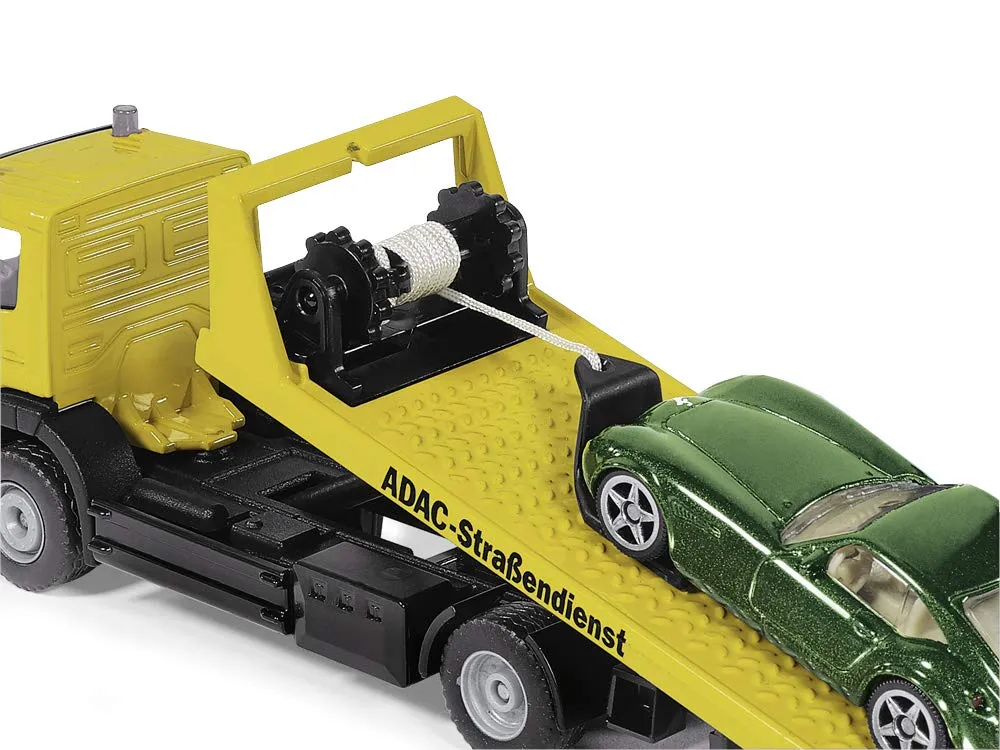 Siku 2712 dépanneuse + voiture miniature 1/55 jaune ADAC