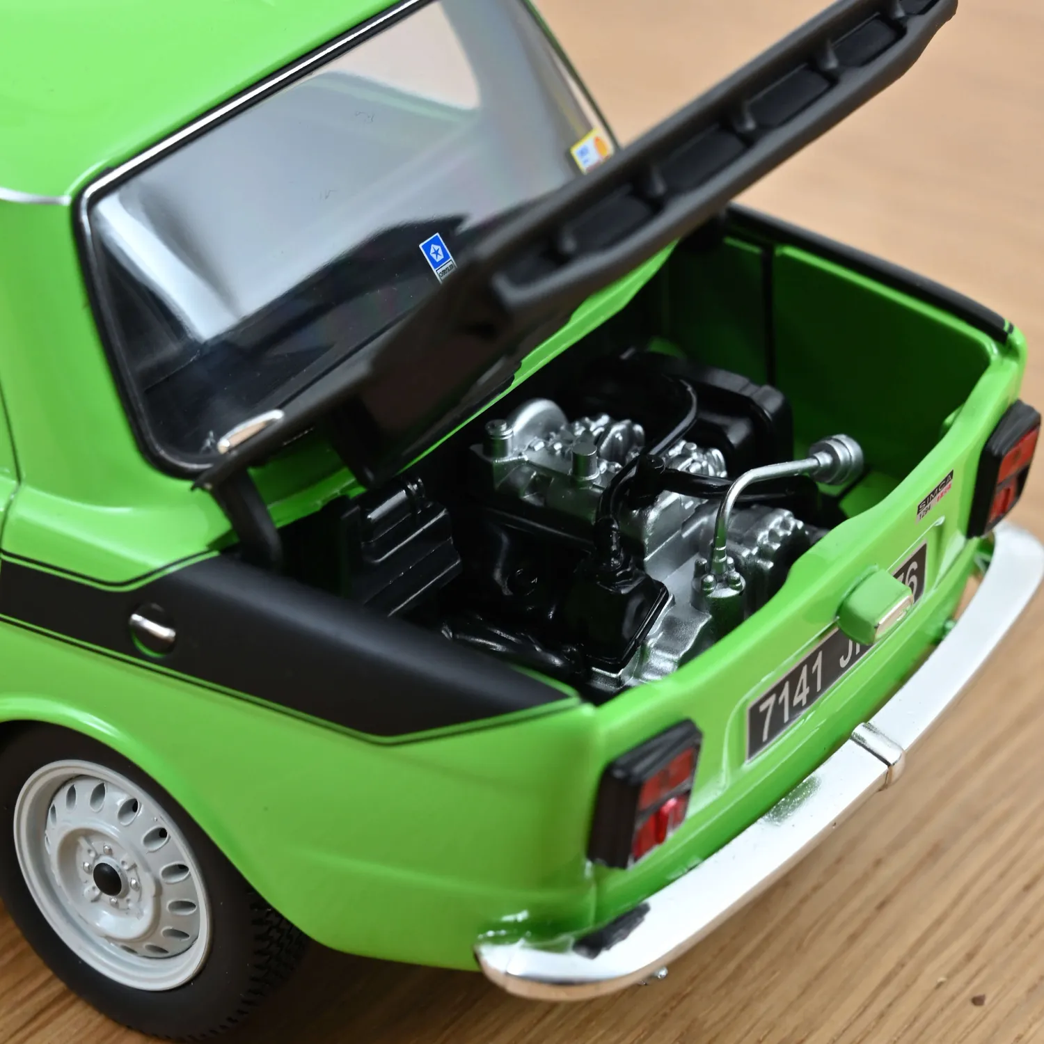 Norev Simca 1000 Rallye 2 1976 miniature 1/18 verte Racing