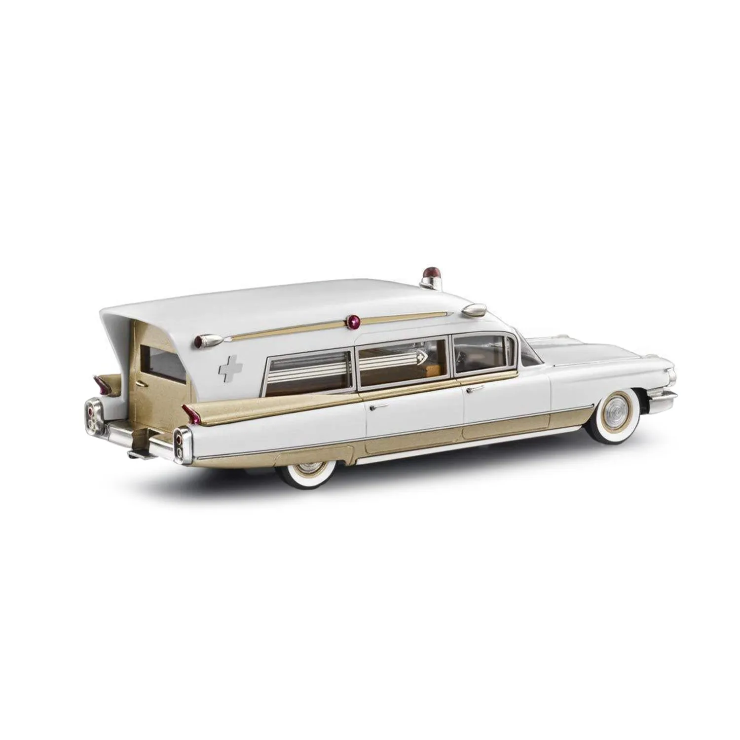 Brooklin CSV 1960 Miller-Meteor Cadillac Ambulance miniature blanche