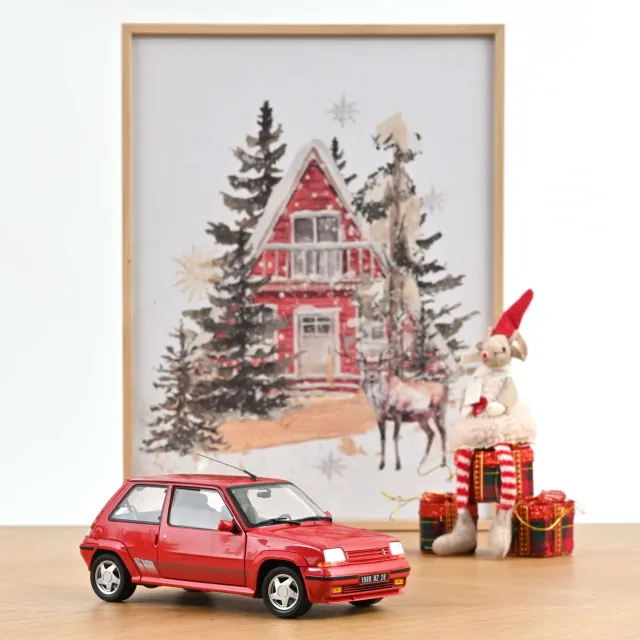Norev Renault Super 5 GT Turbo Ph2 rouge miniature 1/18