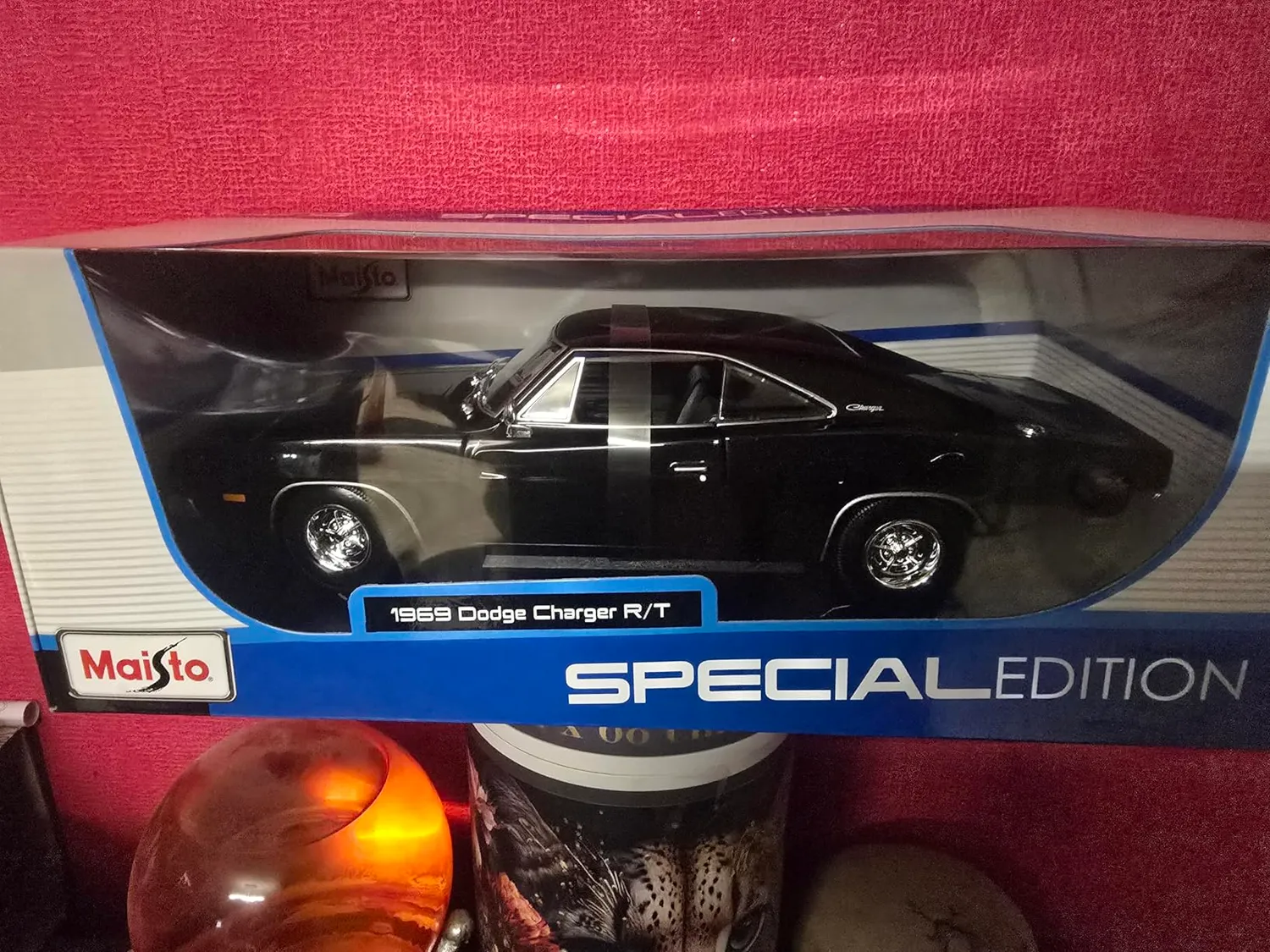Maisto 531387B Dodge Charger R/T 1969 Voiture 1/18 noire