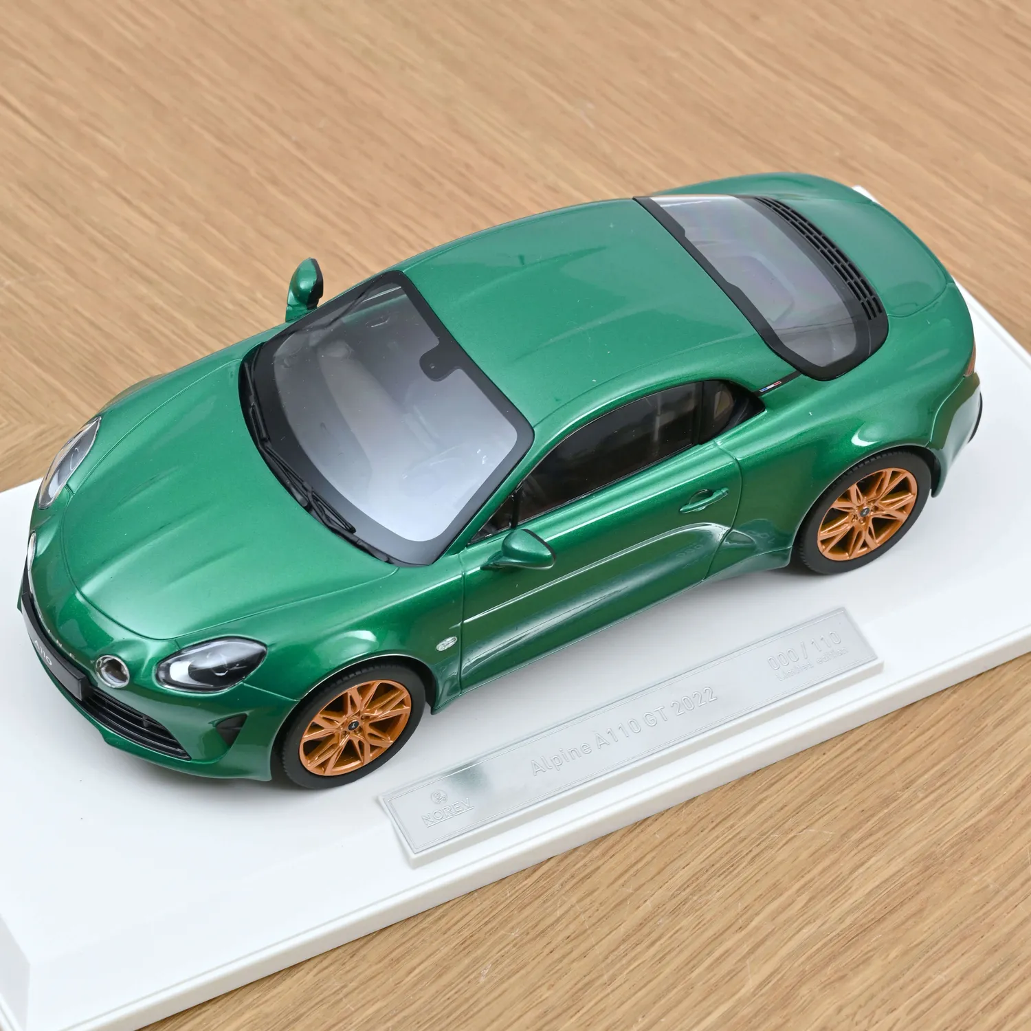 Norev Alpine A110 GT 2022 miniature 1/18 vert émeraude