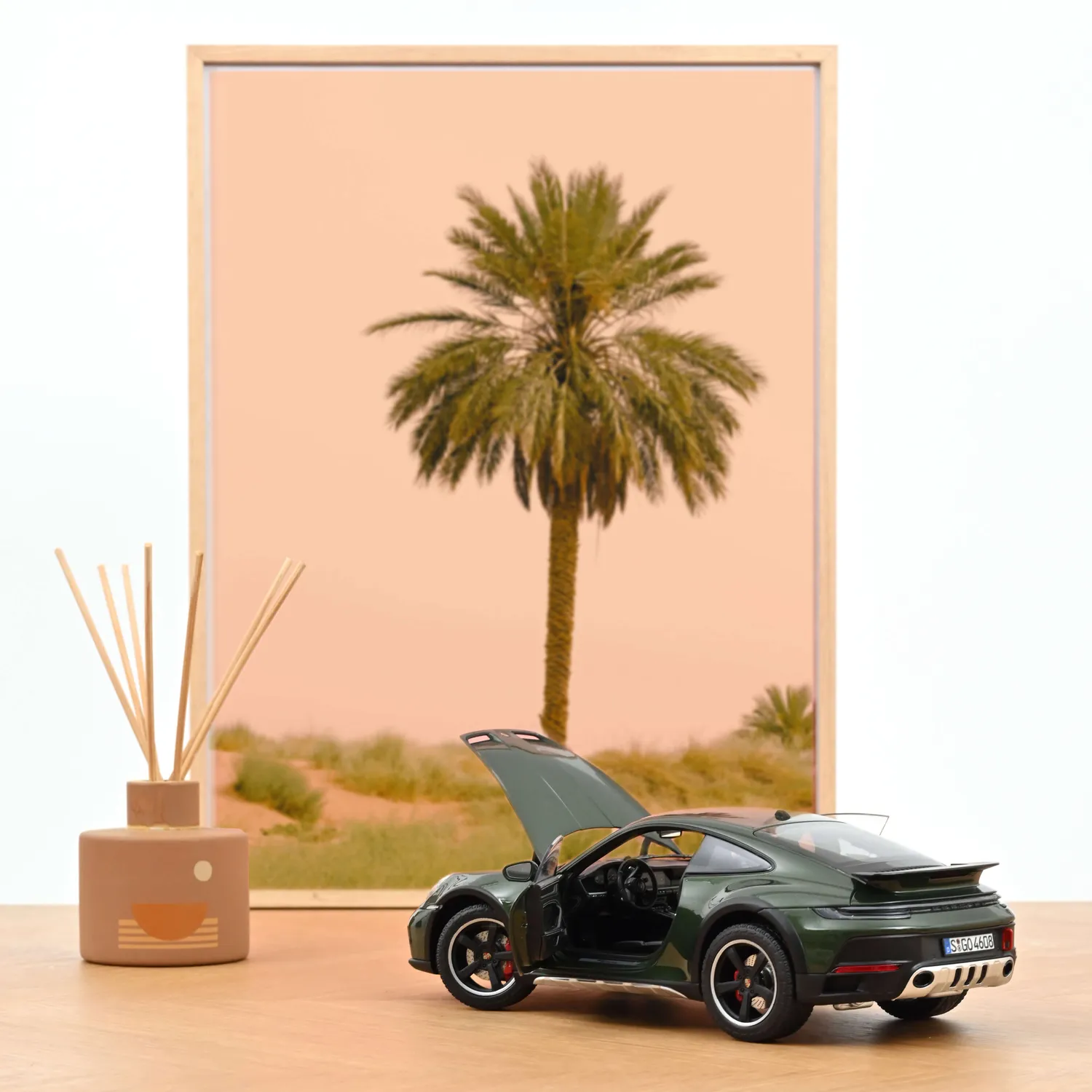 Norev Porsche 911 Dakar 2023 miniature 1/18 vert chêne