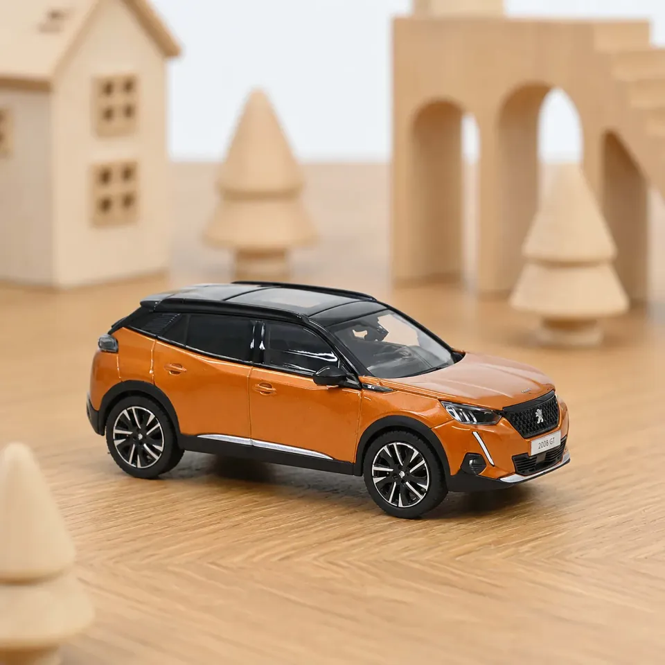 Norev Peugeot 2008 GT 2019 miniature 1/43 Orange Fusion