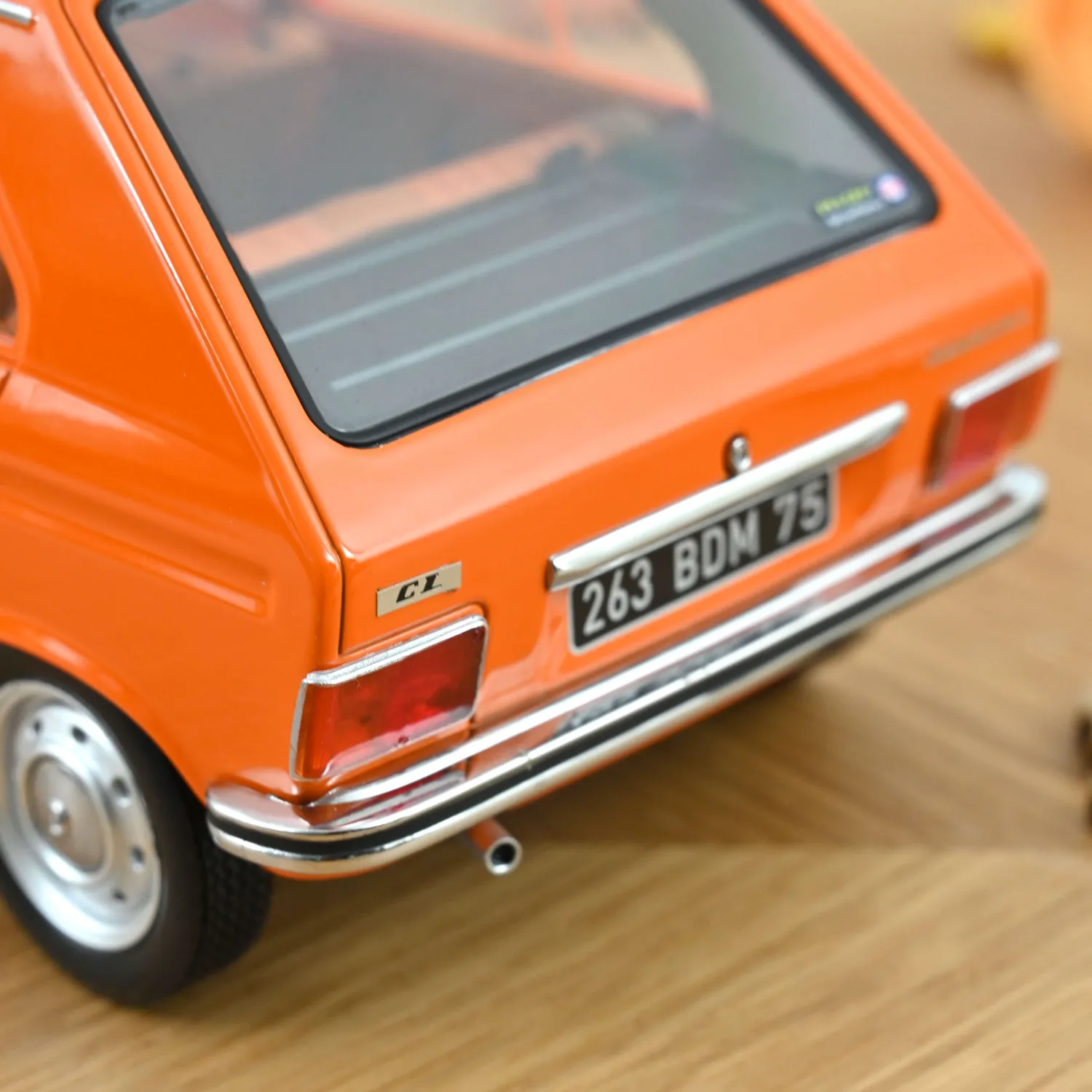Norev Peugeot 104 GL 1977 voiture miniature 1/18 orange 300 pcs