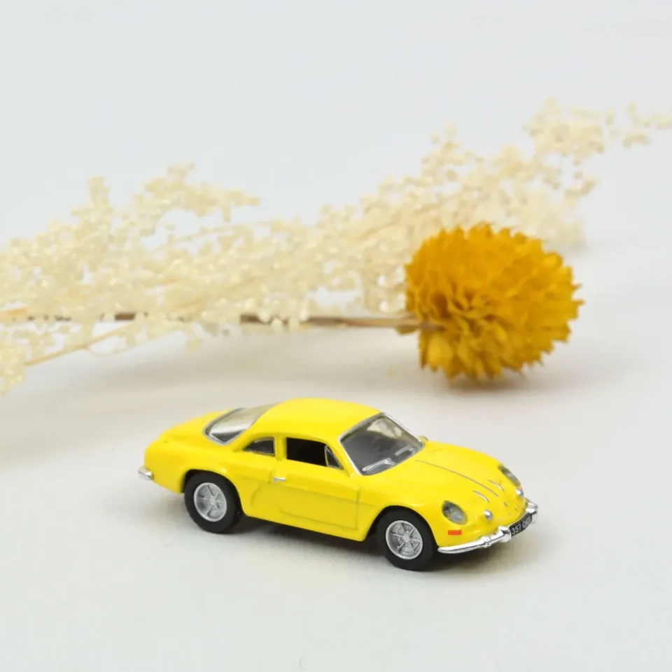Norev Alpine A110 1973 miniature 1/87 jaune