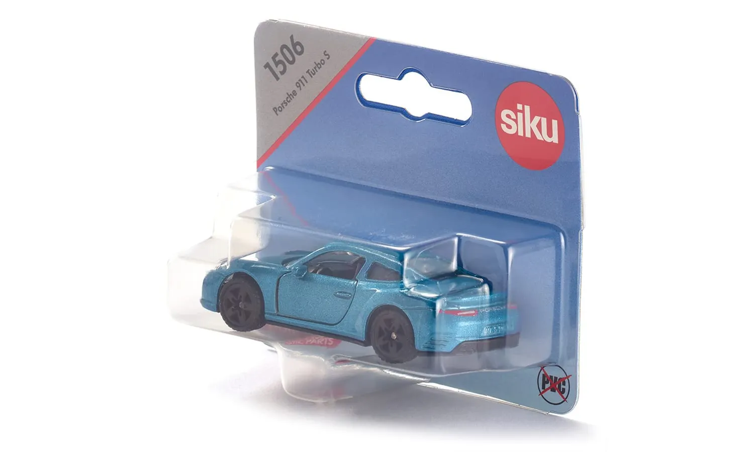 SIKU 1506 Porsche 911 Turbo S voiture miniature bleu portes