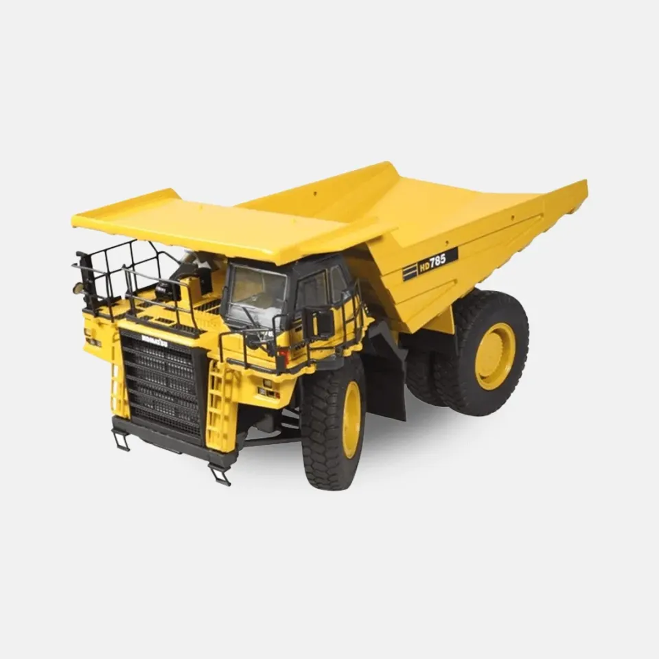 NZG Komatsu HD785 miniature tombereau 1:50 zinc