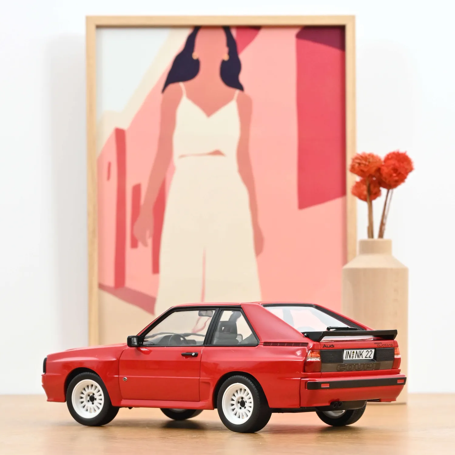 Norev Audi Sport quattro 1985 miniature 1/18 rouge tornado Groupe B