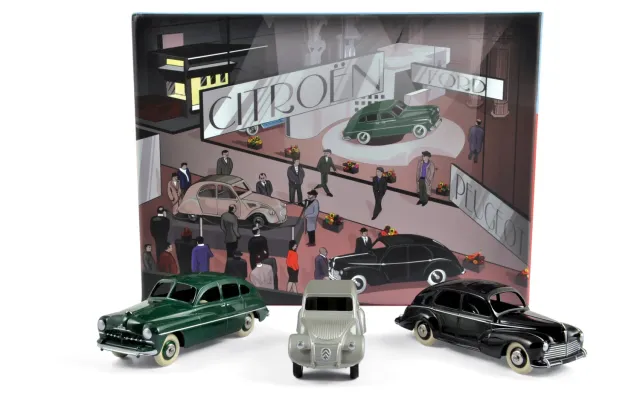 Norev Coffret Salon Paris 1949 voiture miniature 1/43 3 pcs