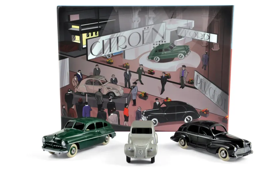 Norev Coffret Salon Paris 1949 voiture miniature 1/43 3 pcs