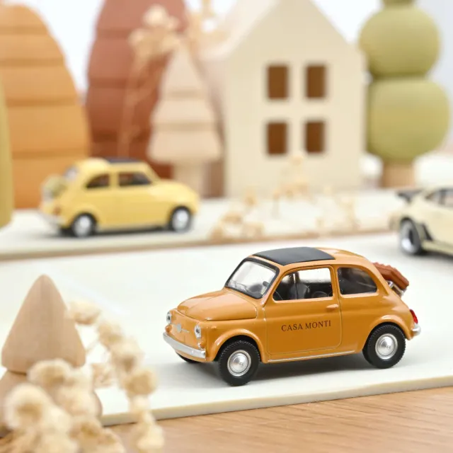Norev Jet-car Fiat 500 F 1965 miniature 1/43 jaune Positano