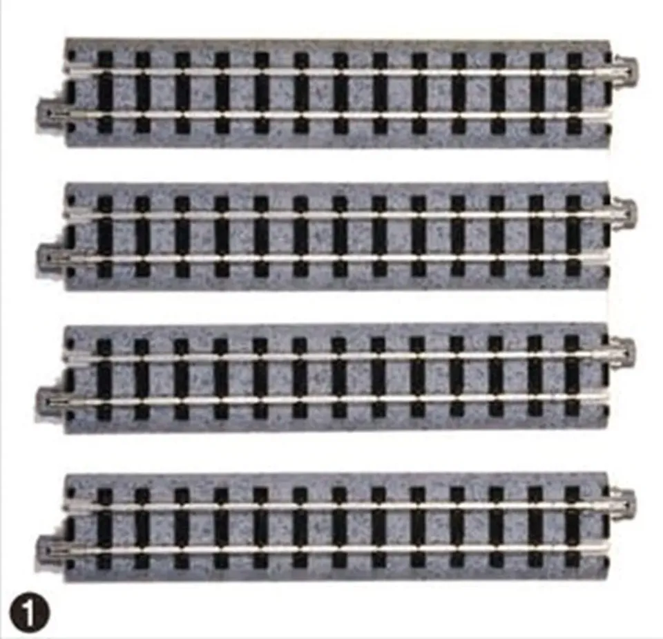 MINIS Schmalspurgleis voie droite H0e 124 mm lot 4