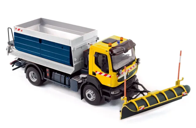 Norev Renault Kerax Chasse-Neige 2008 miniature 1/43 jaune