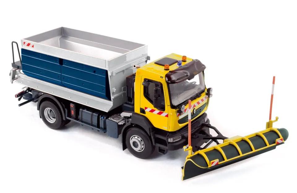 Norev Renault Kerax Chasse-Neige 2008 miniature 1/43 jaune