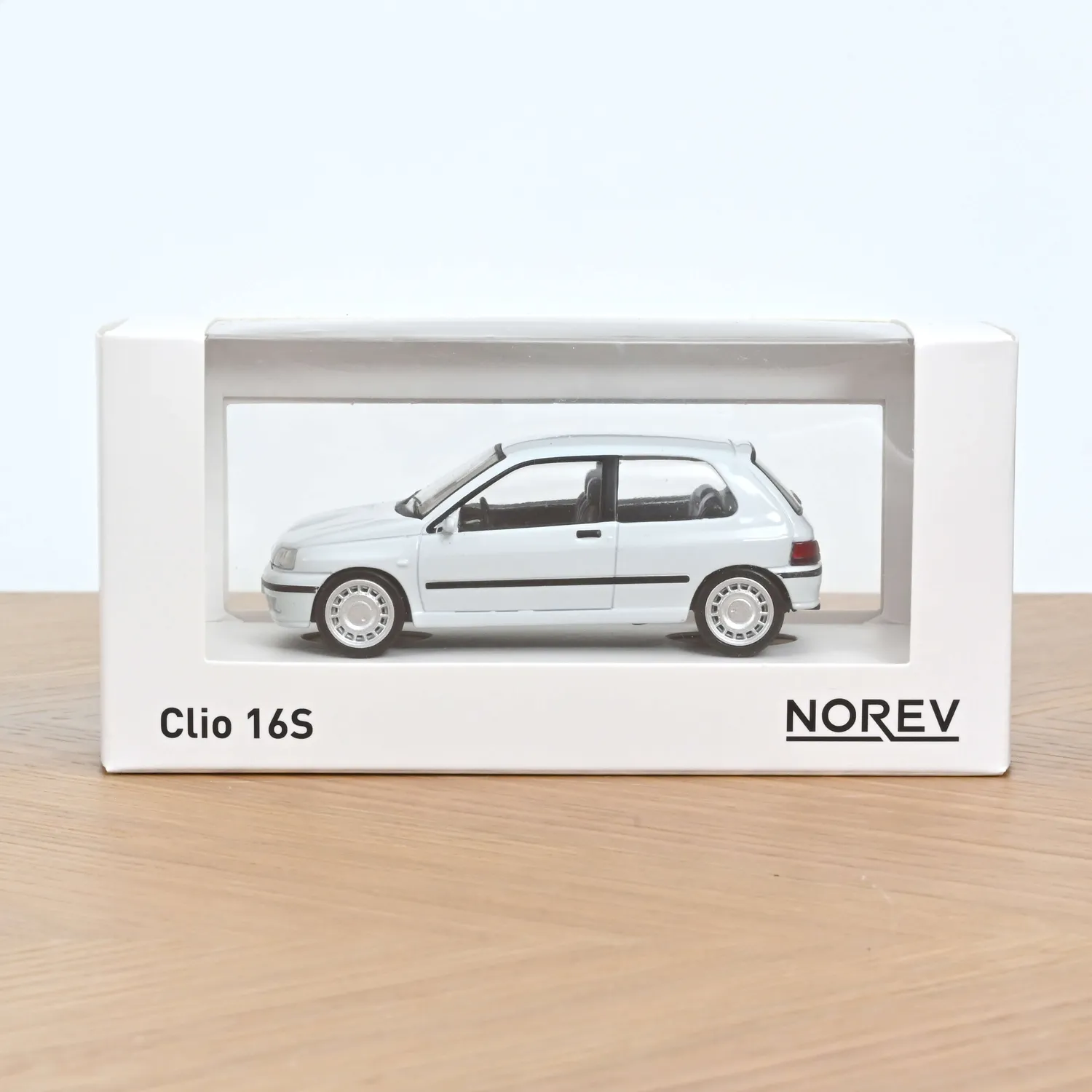 Norev Jet-car Renault Clio 16S 1991 miniature 1/43 blanc