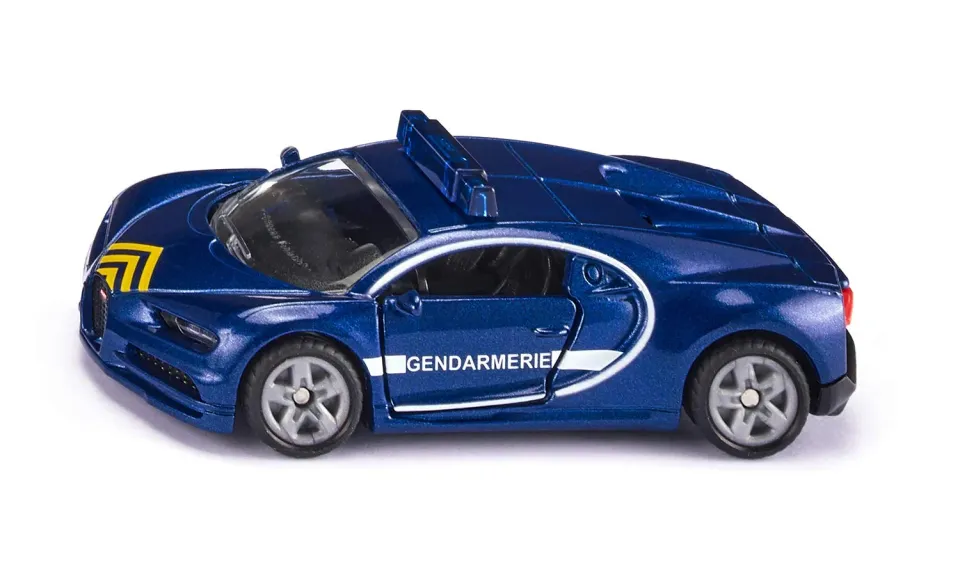 SIKU Super 1541 Bugatti Chiron police bleue métal