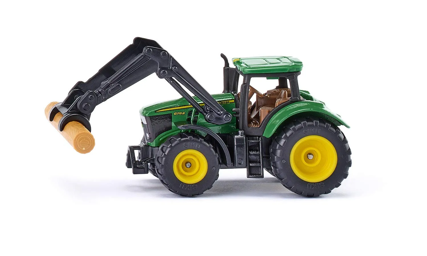 SIKU Farmer 1650 tracteur avec remorque miniature John Deere hayon