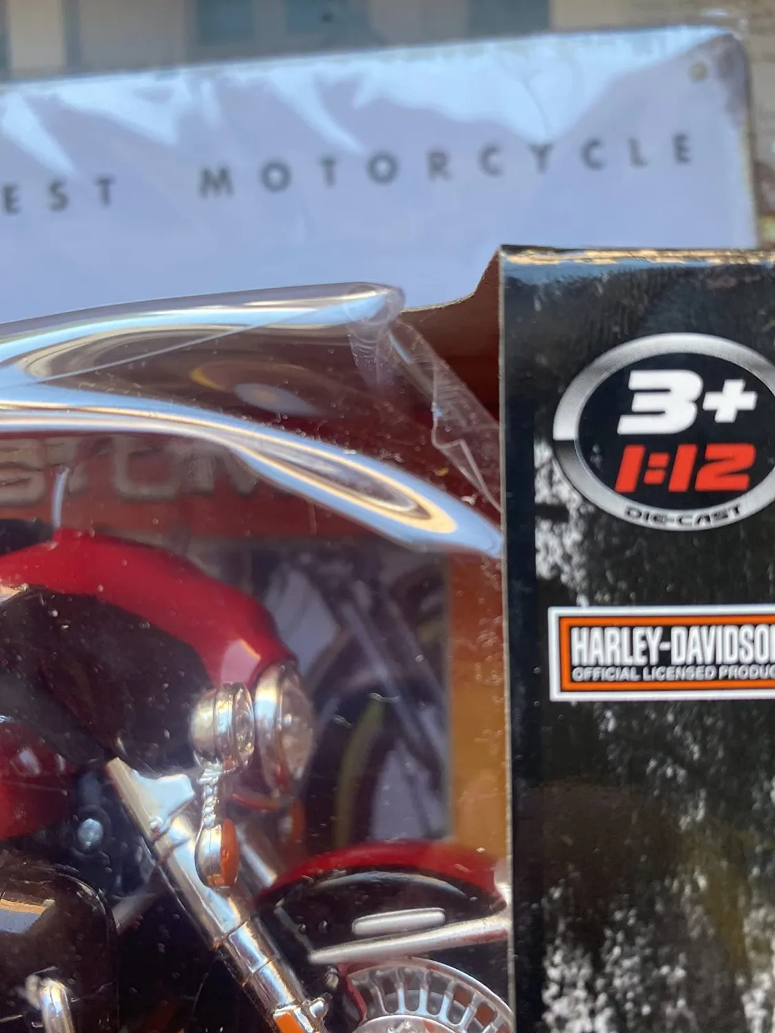 Maisto 1/12 Harley-Davidson moto miniature modèle aléatoire métal