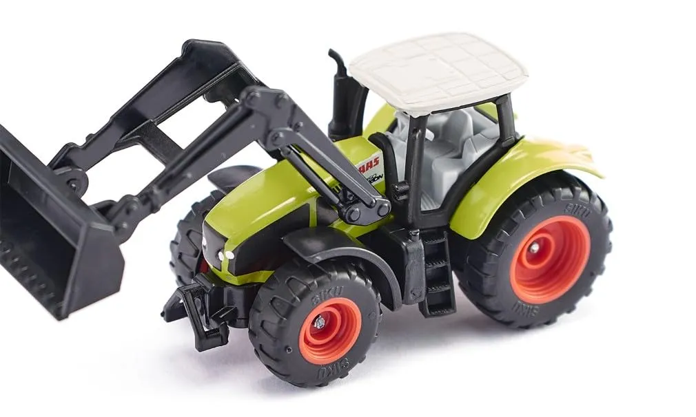 SIKU Farmer 1392 Claas Axion tracteur miniature vert avec chargeur