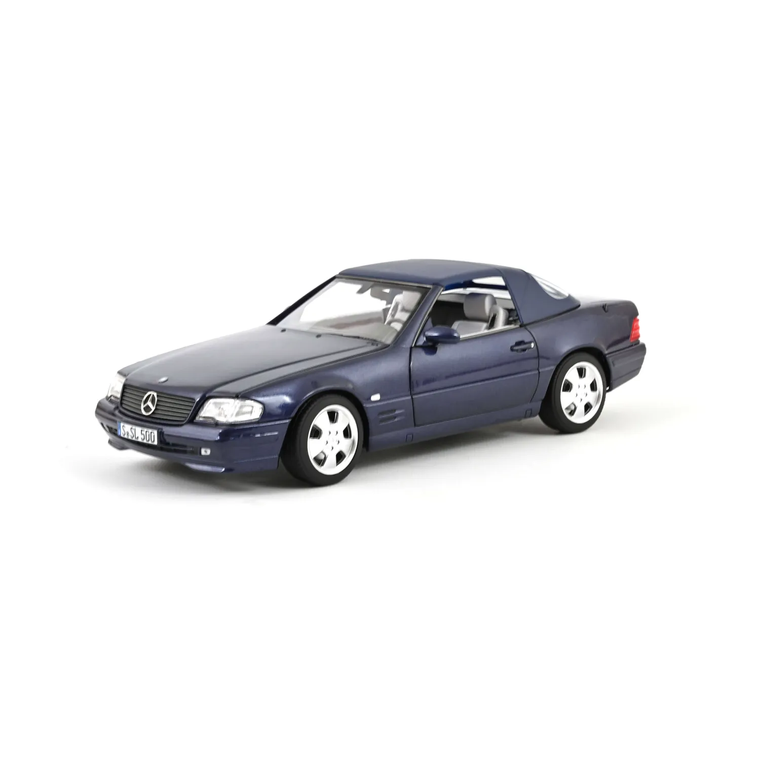 Norev Mercedes-Benz SL 500 1999 miniature 1/18 bleu foncé