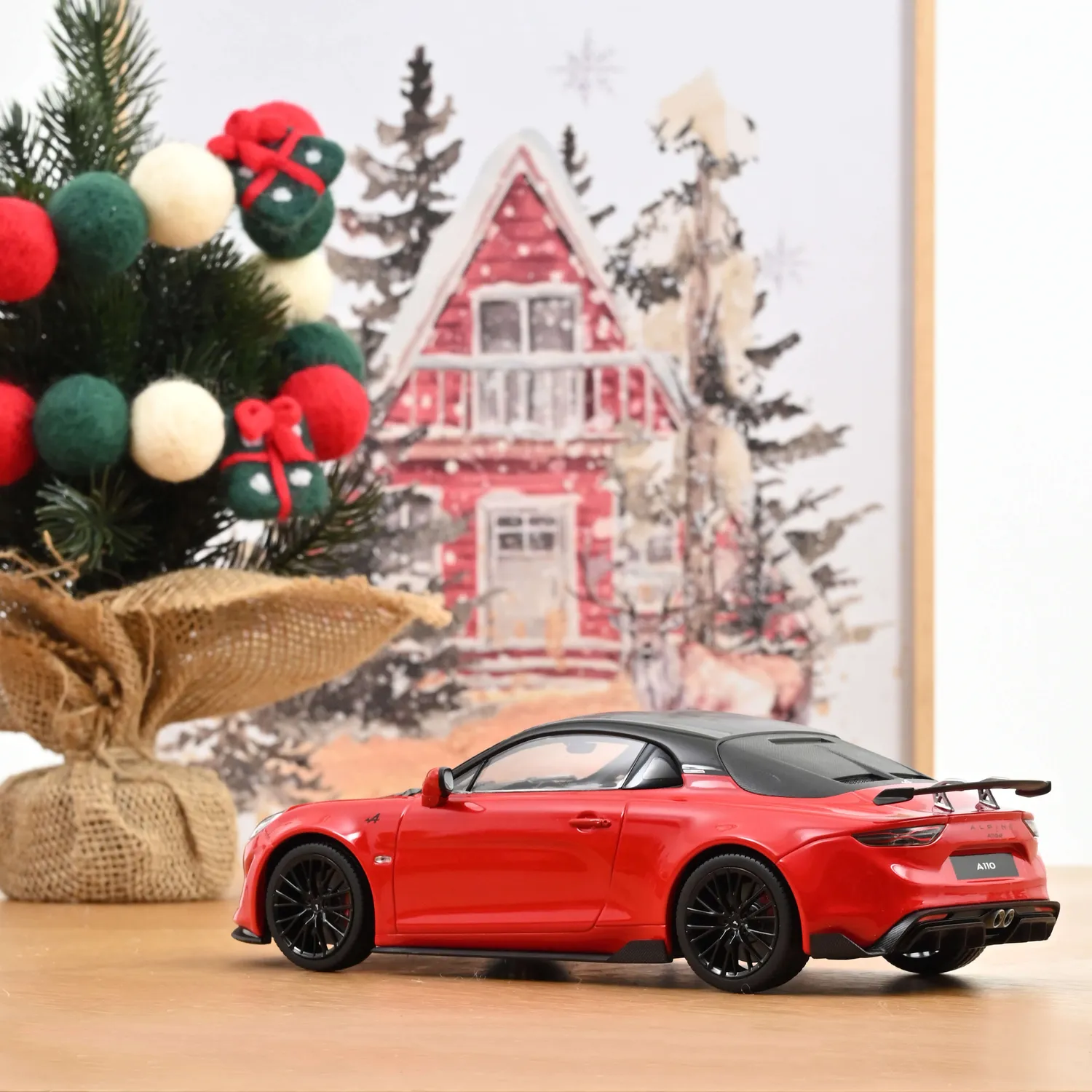 Norev Alpine A110 R Turini 2025 miniature 1/18 rouge