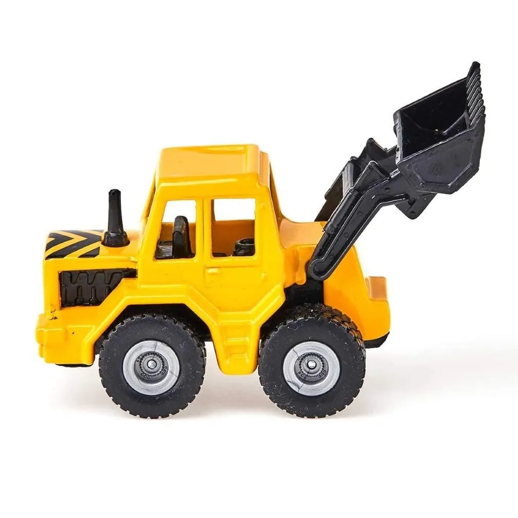 Siku Super 0802 Tracto-Pelle miniature métal 7,7 cm jaune