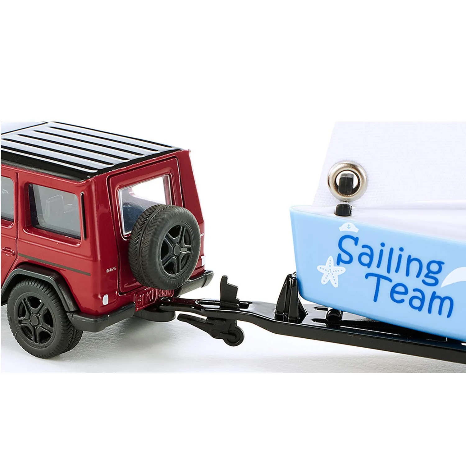 Siku Super 2564 Mercedes G65 miniature 1/50 voilier rouge