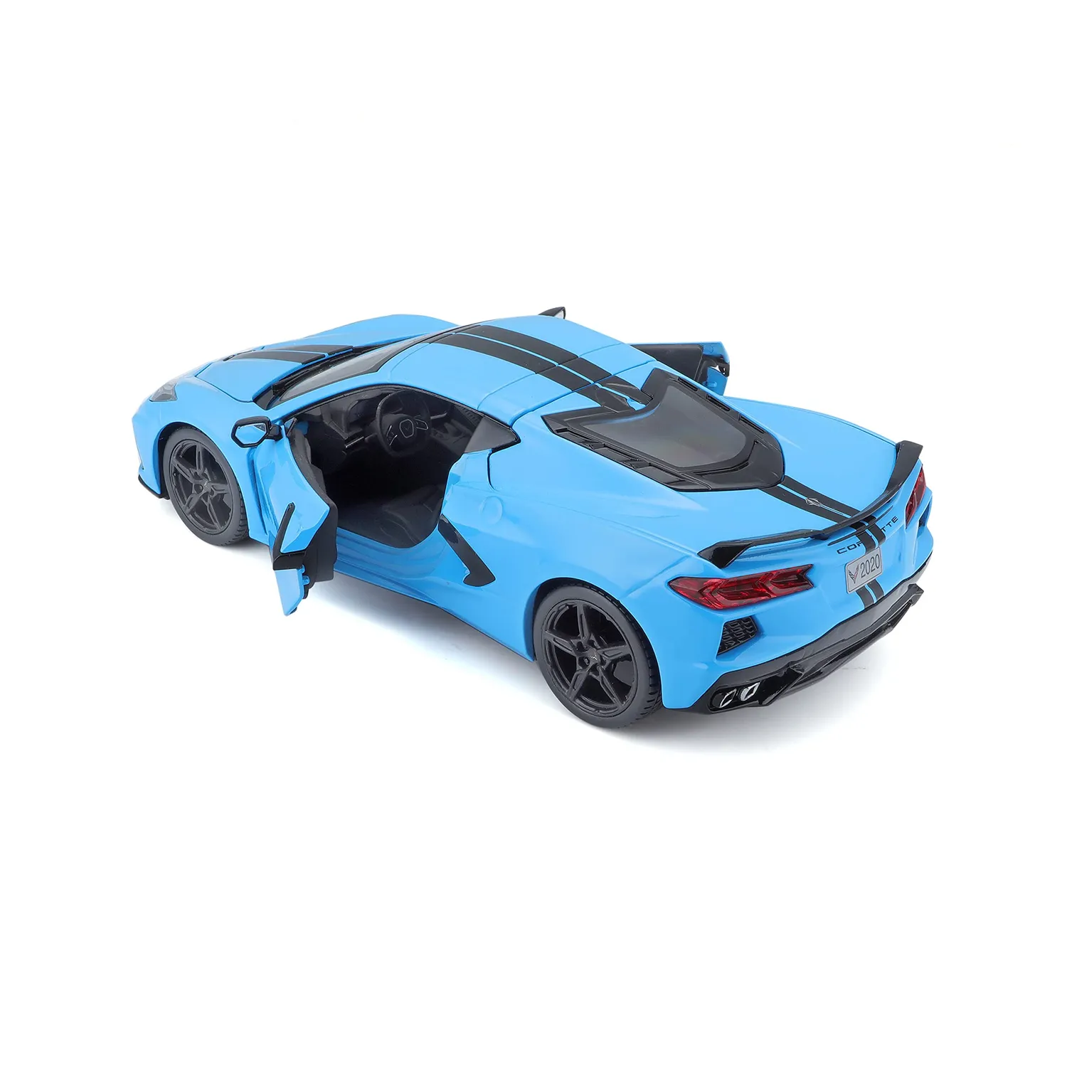Maisto Chevrolet Corvette voiture miniature bleue 1/24 métal