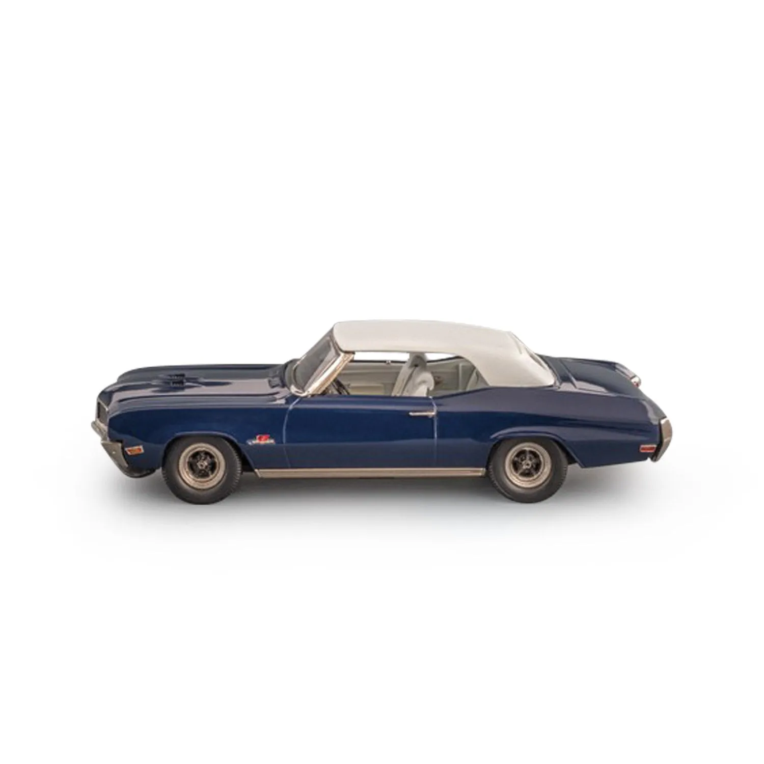 Brooklin 1970 Buick GS 455 cabriolet miniature bleu