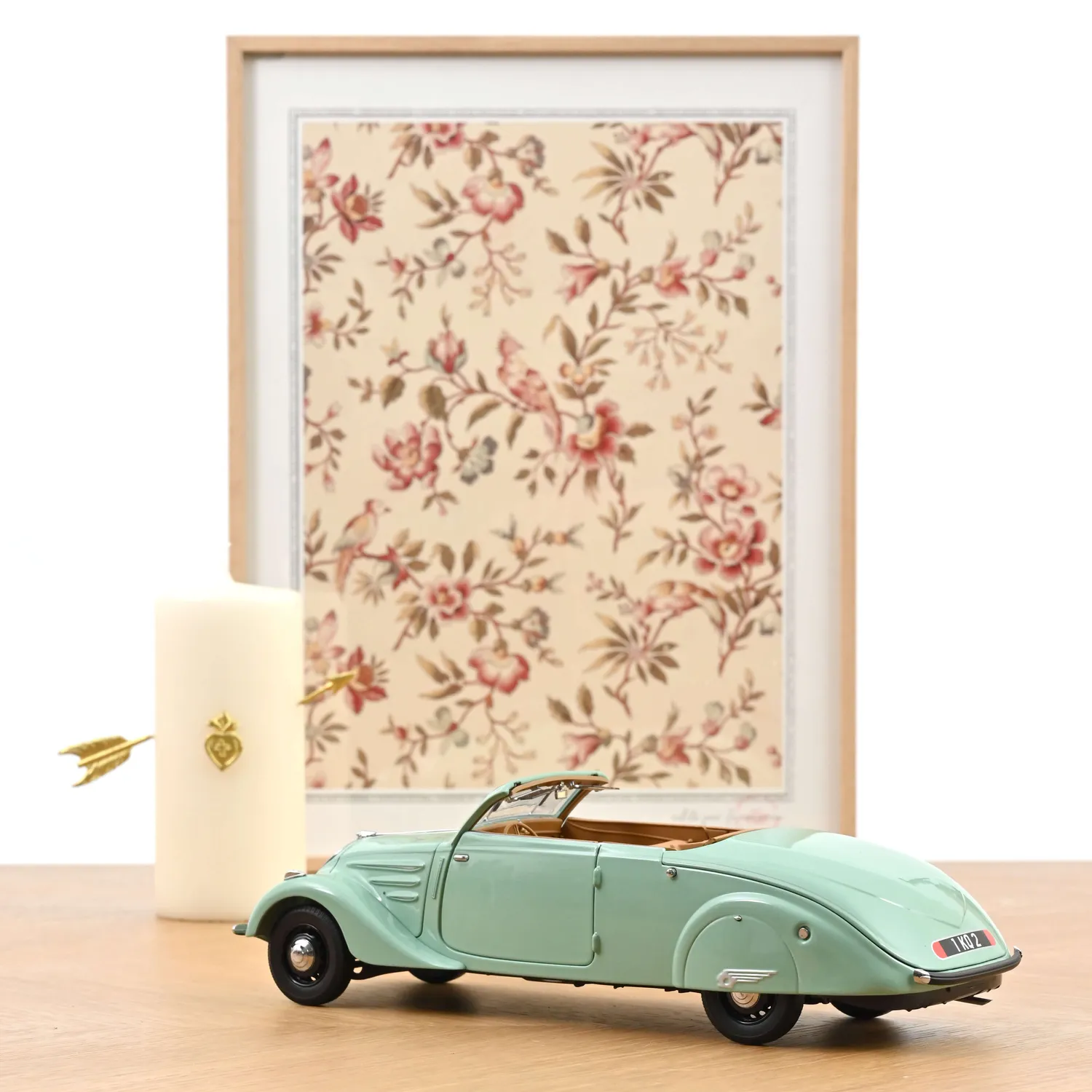 Norev Peugeot 402 Eclipse 1937 voiture miniature 1/18 verte 200 pcs