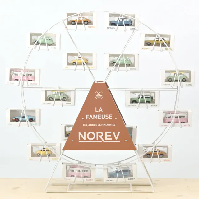 Norev Présentoir Grande Roue Terracotta accessoire 1/43 18 places