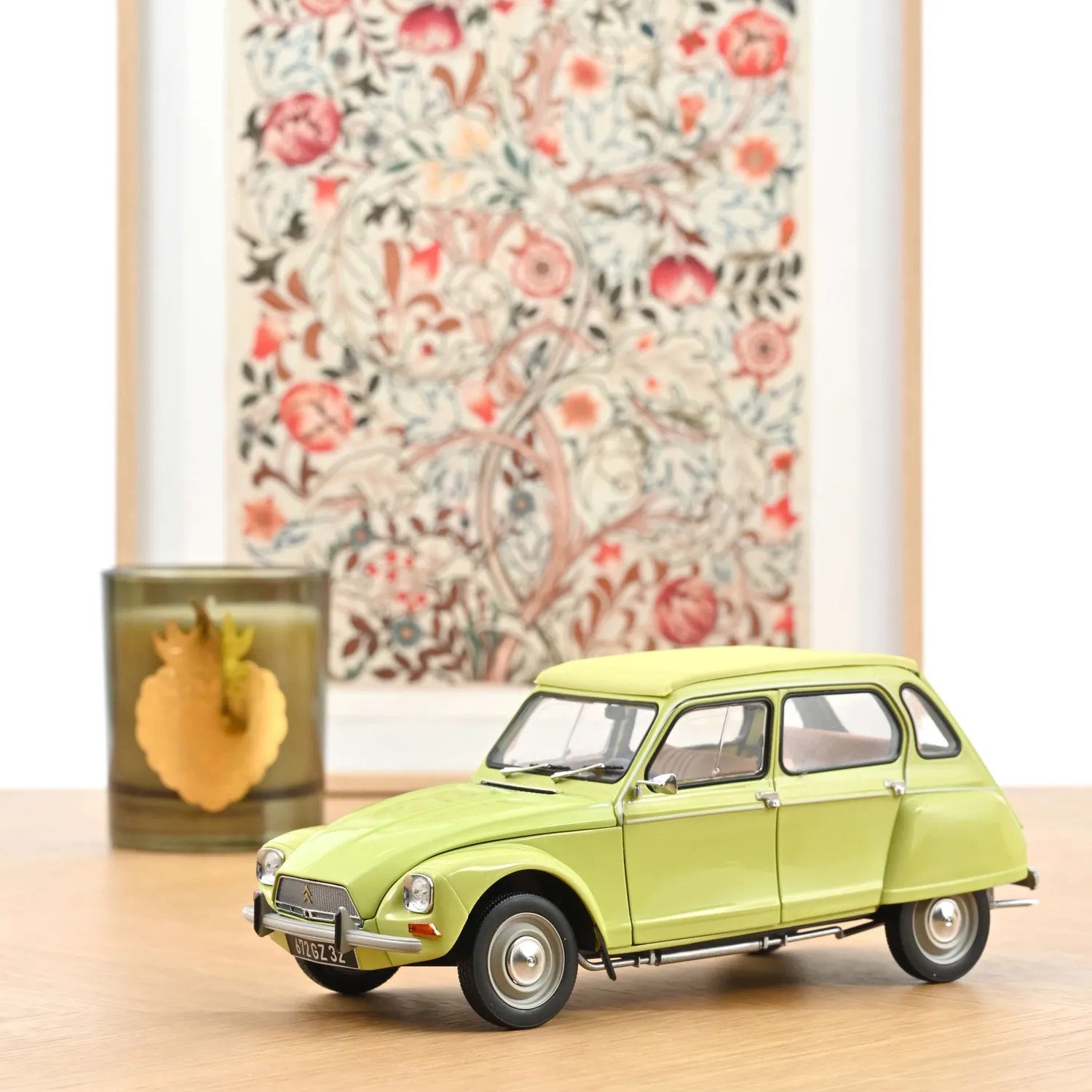 Norev Citroën Dyane 6 1970 miniature 1/18 jaune
