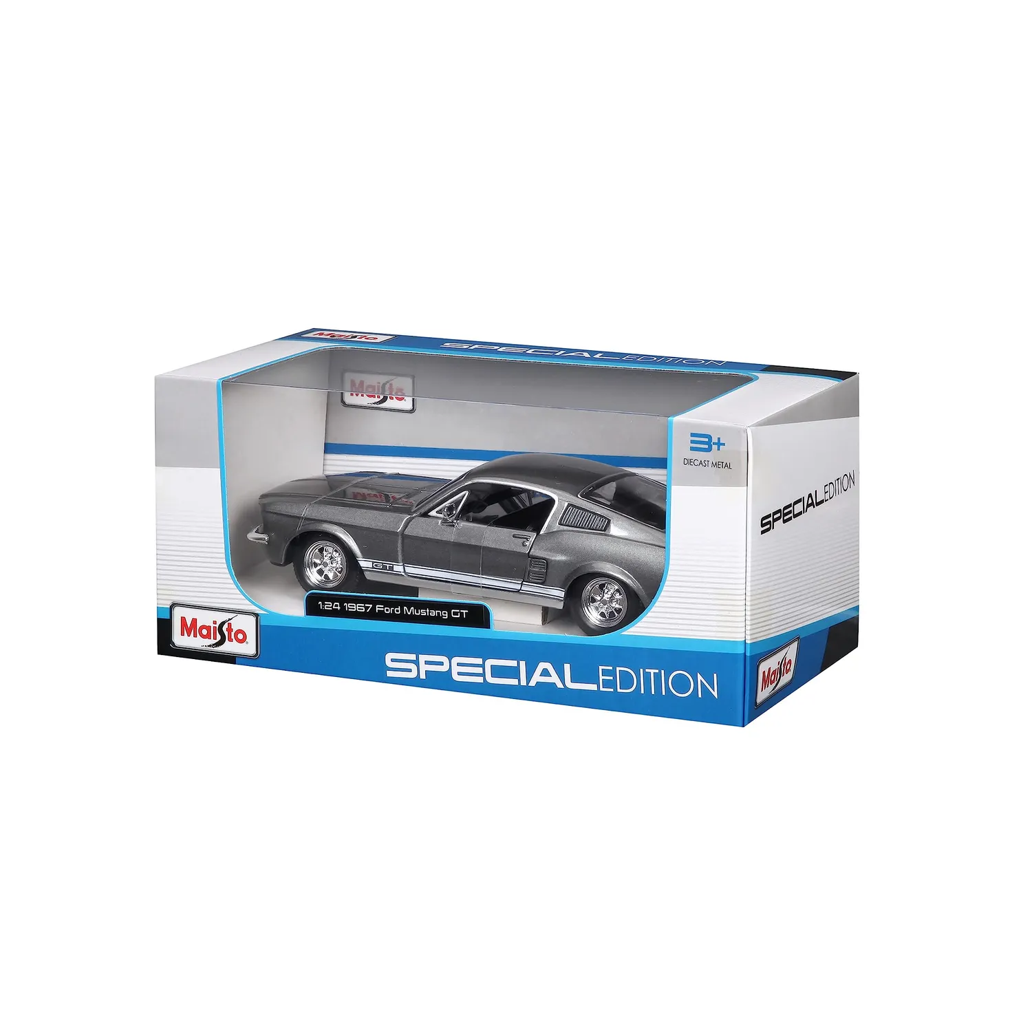 Maisto Ford Mustang GT 1967 miniature 1/24 rouge 31260