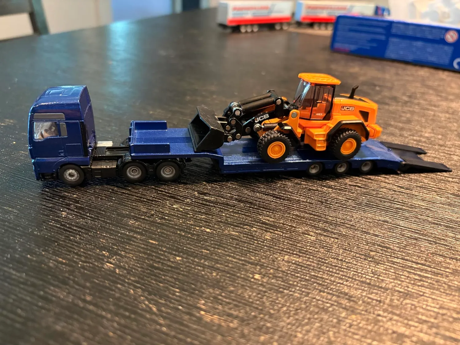 Siku Super 1790 MAN camion surbaissé bleu jaune