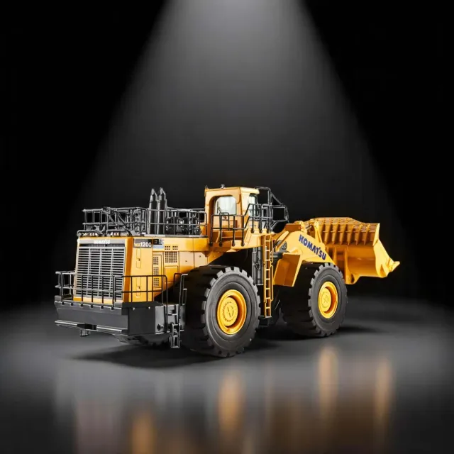 Komatsu WA1200 chargeuse miniature 1:50 métal articulé