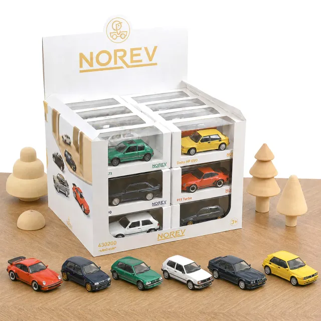 Norev Jet-Car Youngtimers voiture miniature 1/43 display 24 pcs