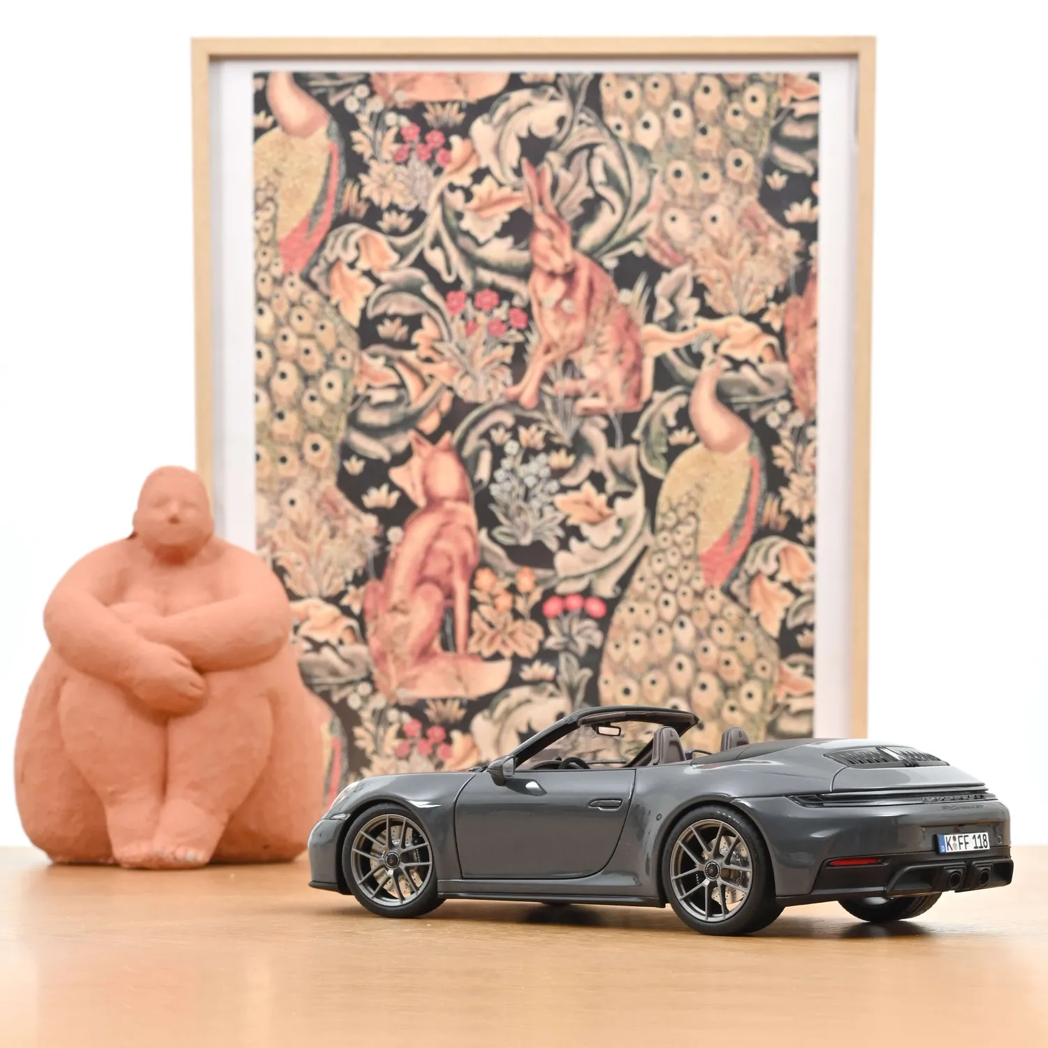 Norev Porsche 911 Carrera Cabriolet 2025 miniature 1/18 gris