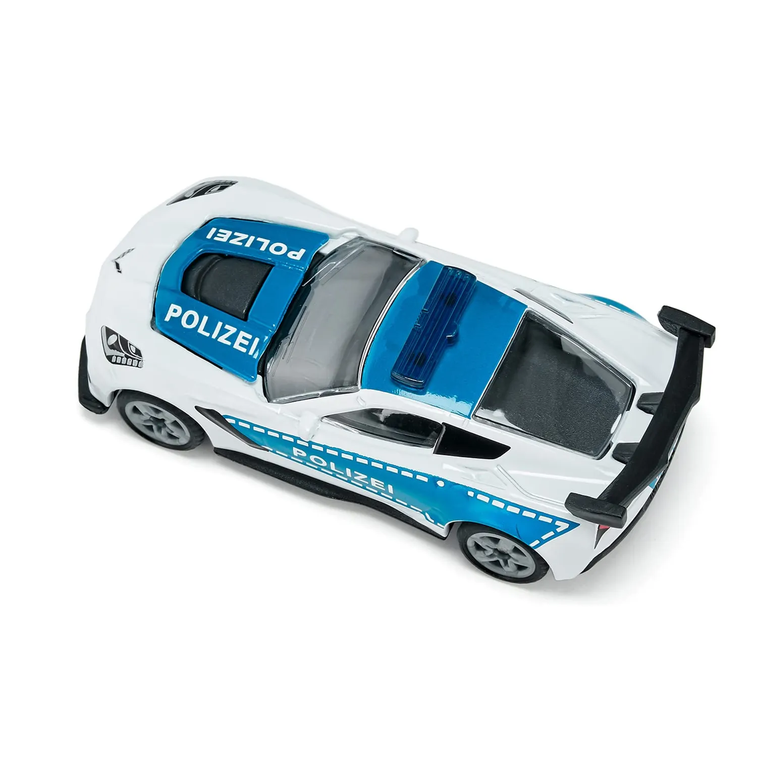 Siku Super 1525 Corvette ZR1 Voiture de police bleu/blanc