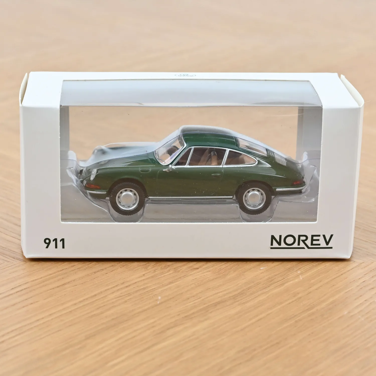Norev Porsche 911 1969 miniature 1/43 Vert Irlandais