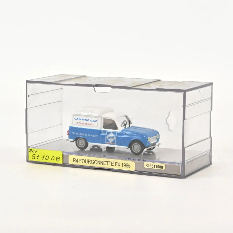 Norev Renault R4 fourgonnette Camping Gaz voiture miniature 1/43