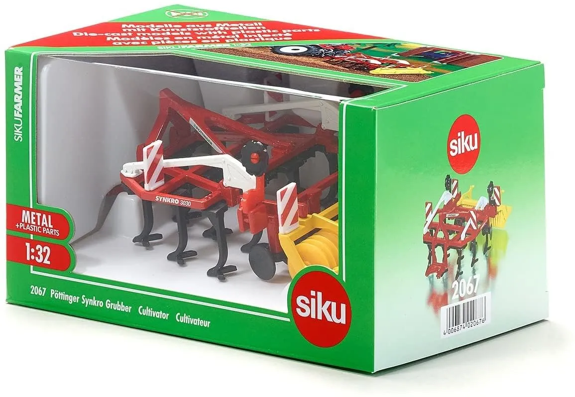 SIKU Farmer 2067 cultivateur miniature rouge Pöttinger